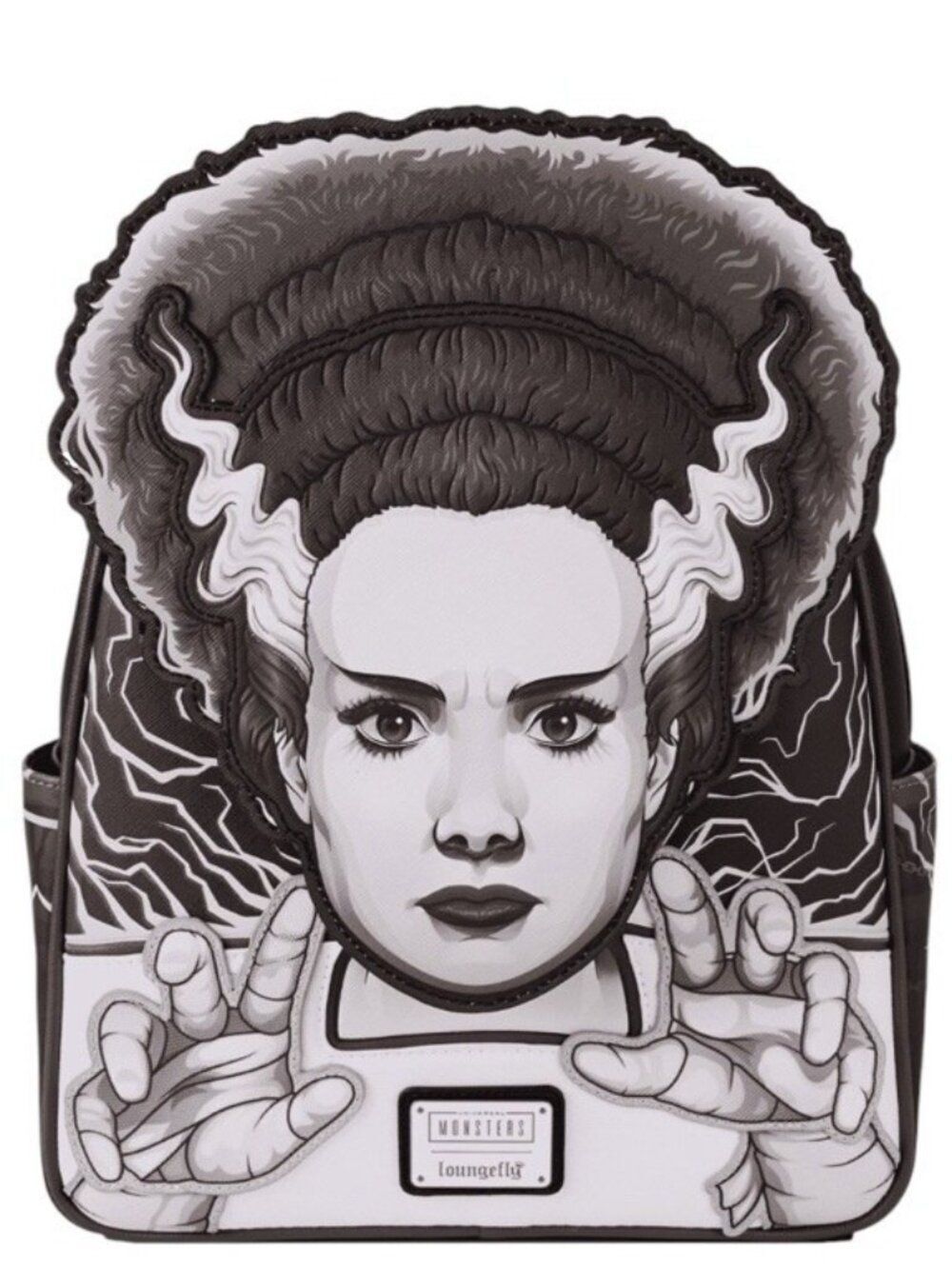 Loungefly Universal Monsters The Bride of Frankenstein GLOW Mini Backpack NWT